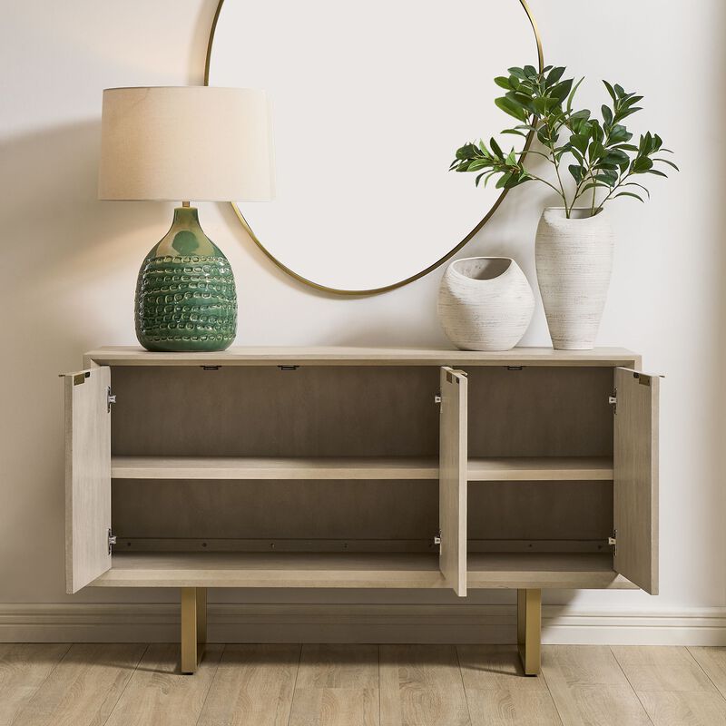 Maeva 54 Inch Storage Cabinet by Uttermost